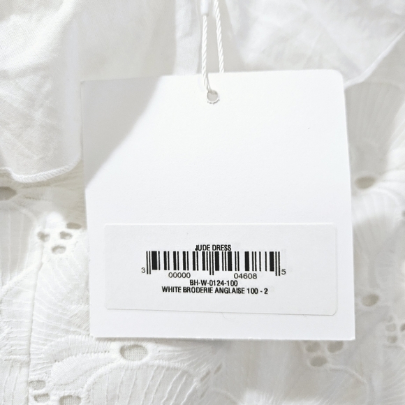 Batsheva - Jude Dress in White Broderie - Size 2 (NWT) - Picture 8 of 10